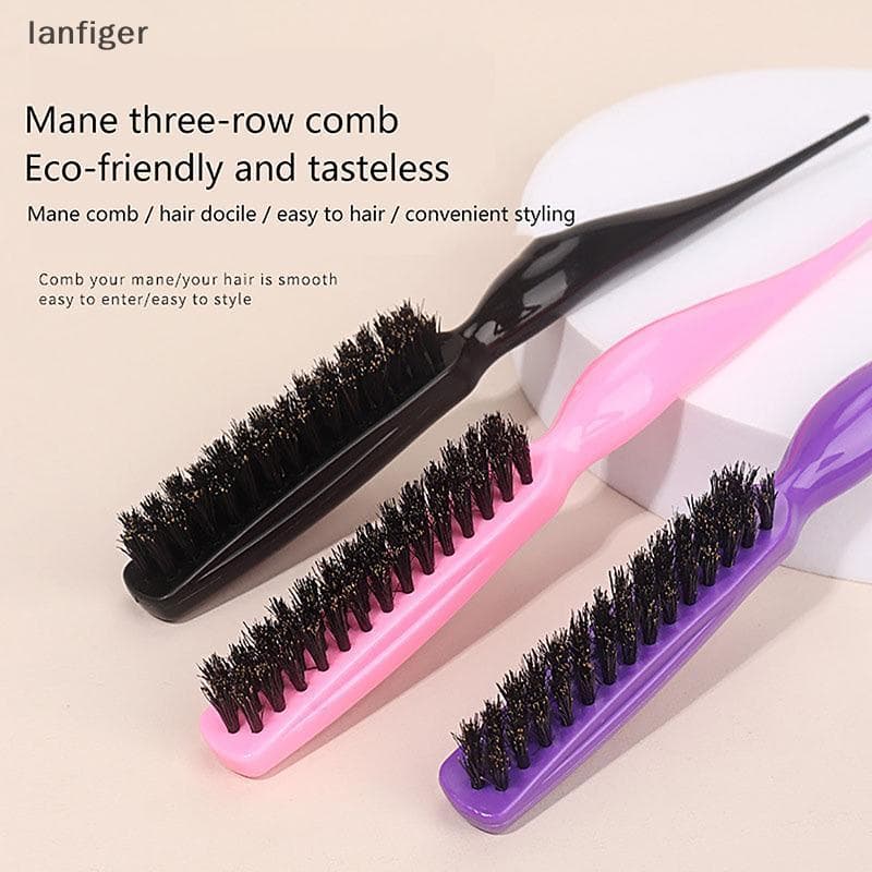 Pente De Cabelo Profissional , Escova De Estilo , Ferramentas , Pentes De Cabeleireiro , Cerdas , Penteados Femininos ,