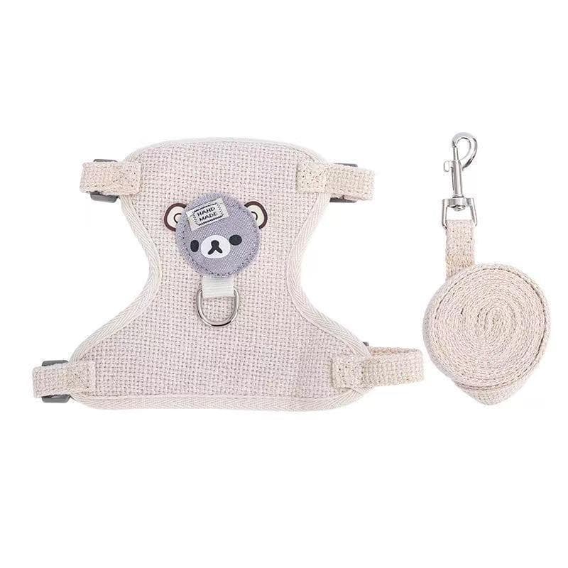 Roupas universais para animais de estimação, adequadas para coleira de cachorro, coleira de cachorro pequeno, peito tras