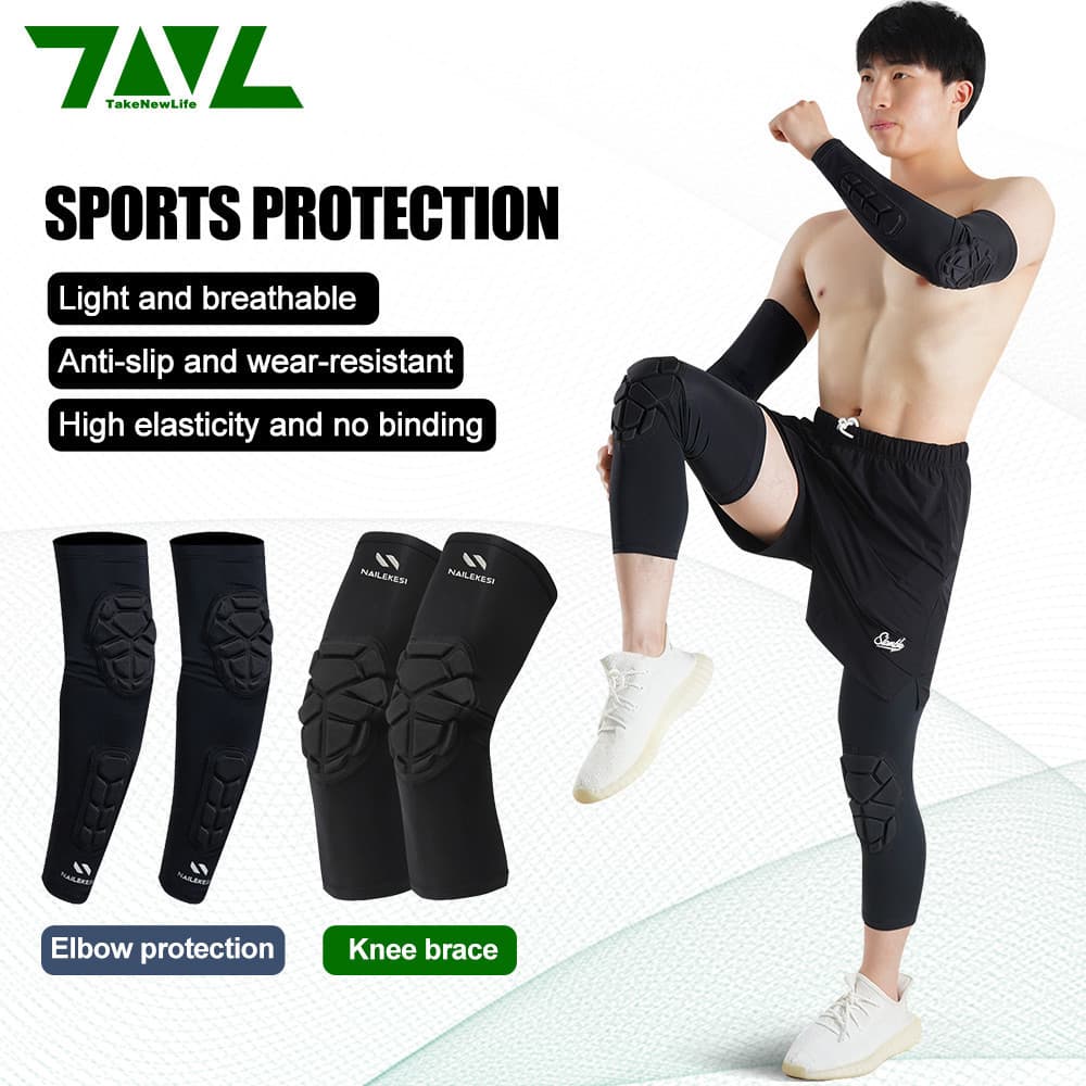 1 Par Joelheiras Cotoveleiras Conjunto De Equipamentos De Proteção Esportiva Respirável Com Almofadas Anticolisão Espess