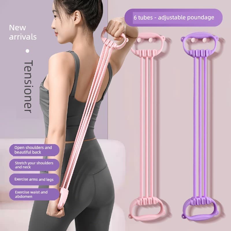kit elastico exercicio profissional super band elastico elastico extensor para exercícios Figura 8 tensor ajustável femi