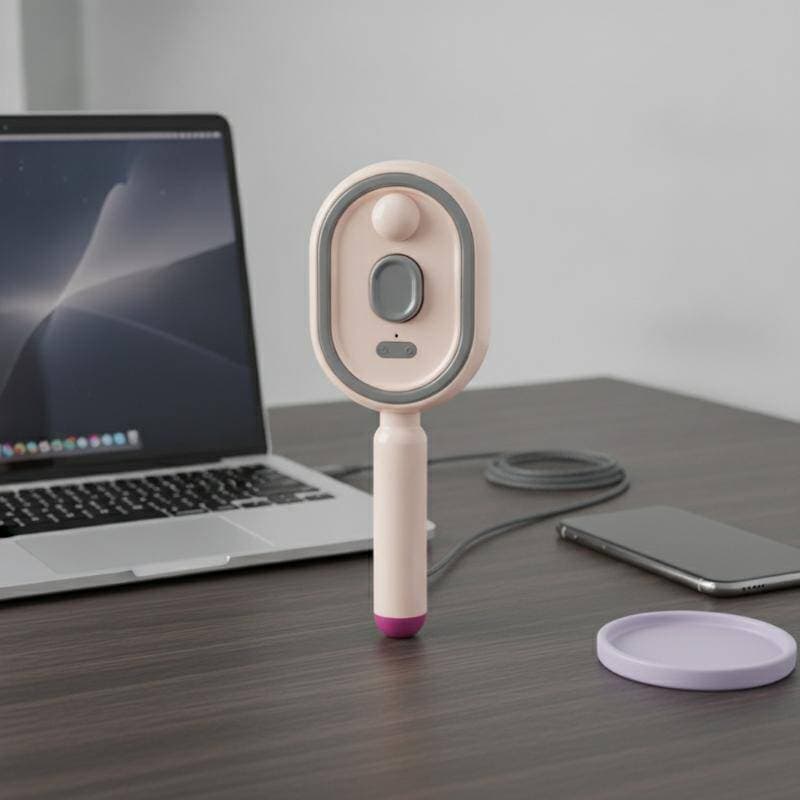 [yaoaa] Elétrica Cabelo Escova Nebulização 2 Em 1 Ferramenta Anti-Frizz Hidratante Cabelob Para Uso Encaracolado Liso CO