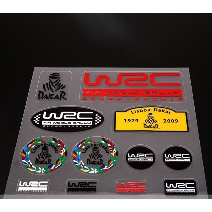 Conjunto de adesivos de carro Dakar exclusivo adesivo de corpo modificado WRC acessórios de carro guirlanda arranhões