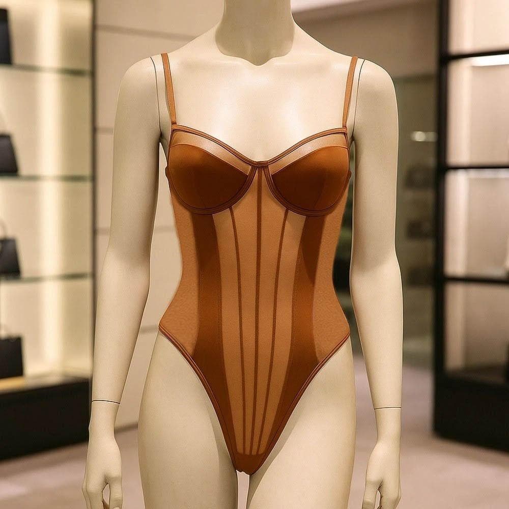 Macacões Em V Profundo , De Camisola Transparentes Sem Mangas , Macacão De Roupa Íntima , Shorts De Malha , Body F