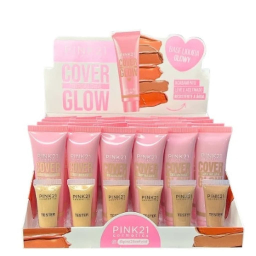 Base liquida Cover Glow cobertura suave - Pink 21