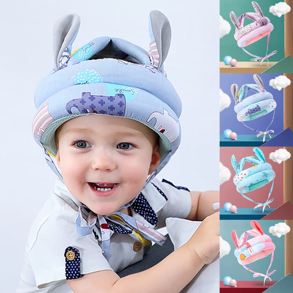 Capacete De Segurança Para Bebês , Chapéu De Proteção Cabeça , Almofada Anti-Queda Crianças Aprendendo A Andar , Boné Pr