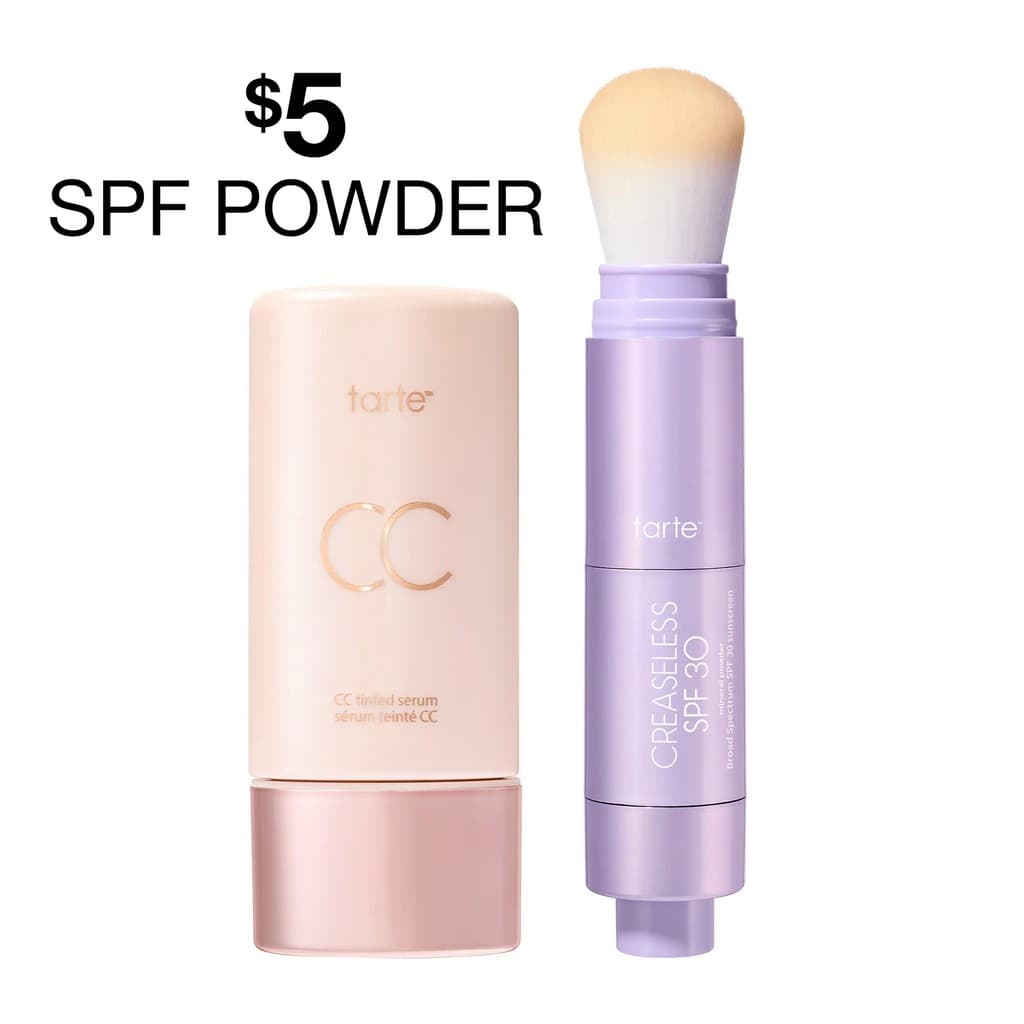 tartesummeressentials-CC Sérum Corretor de Cor + Pó Fixador Mineral Seamless SPF30