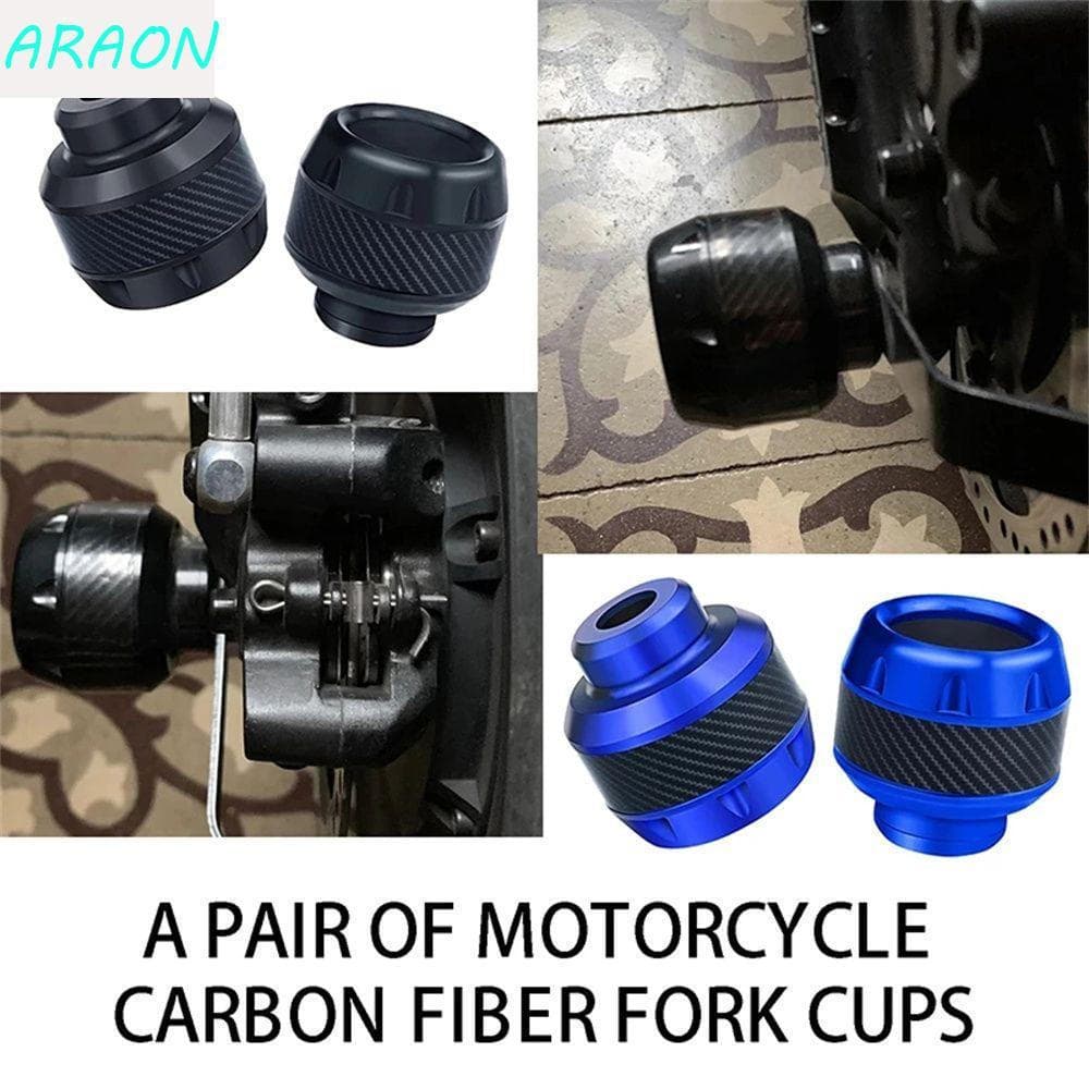 Copos de Garfo ARAON Duráveis para Motocicleta, 2 Peças, Protetor de Queda em Liga de Alumínio para Ebike CHBG