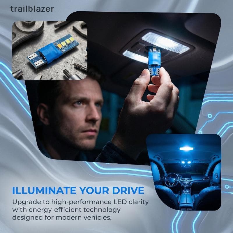 Dinâmico LED T10 Lâmpada De Leitura Interior Do Carro Universal Tronco Largura Luz Indicadora Cúpula Branco Brilhante 2