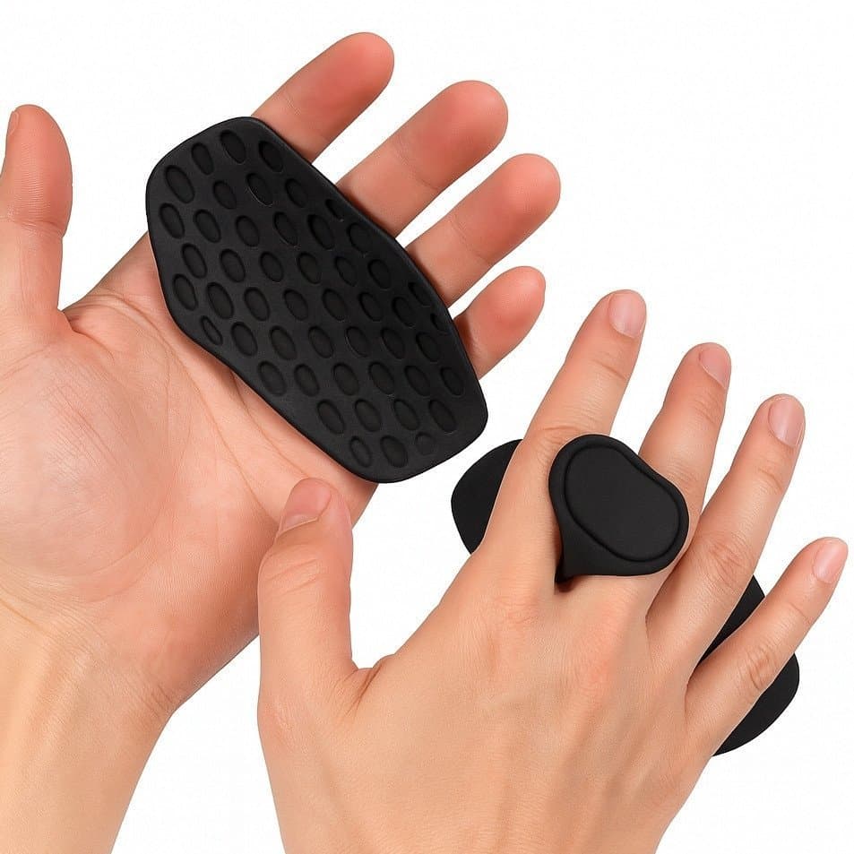 Luva para Treino Musculação Grip Protetor de Pegada Aderência Peso Fit Antiderrapante Halteres e Barras Max Grip