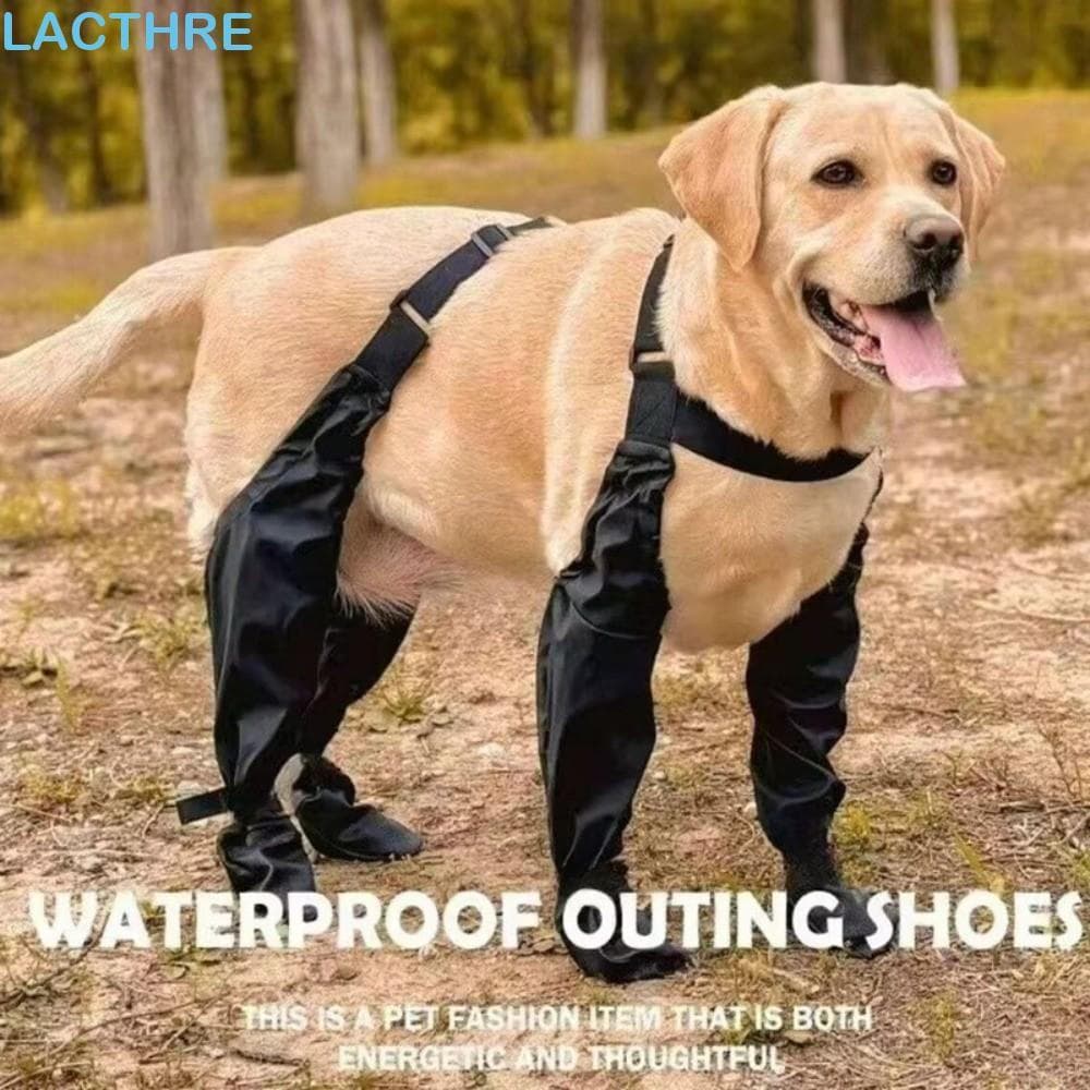 Botas Suspensas Para Cães LACTHRE , De Chuva Impermeáveis Respiráveis , Sapatos Antiderrapantes Com Sola De Borracha