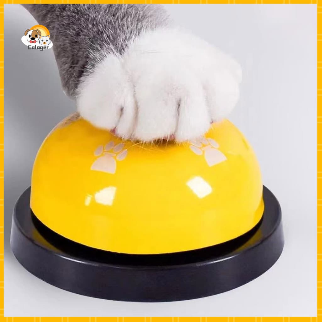 [Tendediy] Treinamento De Comportamento De Gato Sino De Refeição Para Cães Animais De Estimação Gatos Com Base Antiderra