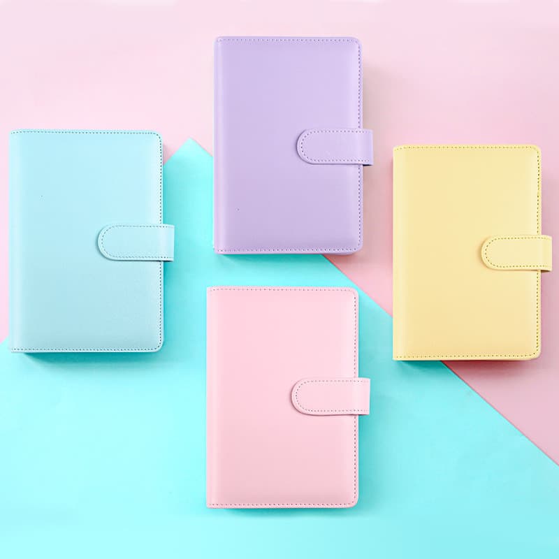 [Estoque pronto] Manual criativo A6 Macaron Notepad A5 Manual de caderno de folhas soltas WJG