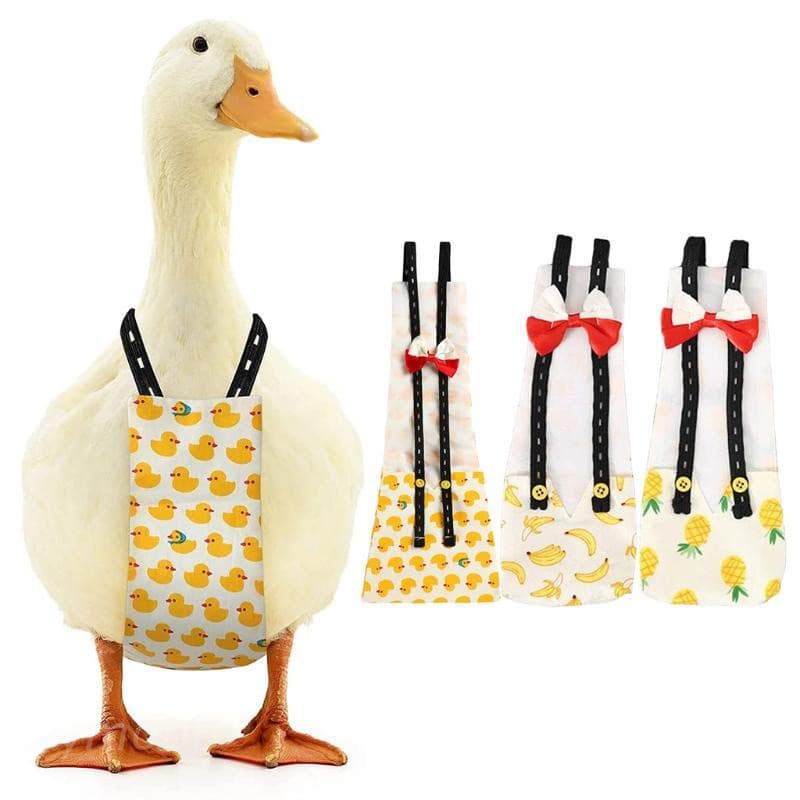 Fralda de Pato Ajustável/Lavável para Galinha / Ganso para Roupas