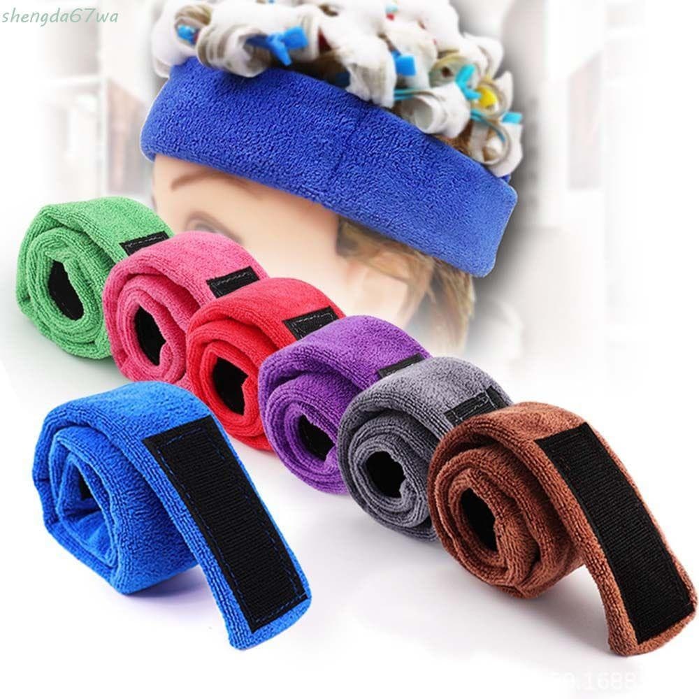 SHENGDA Perm Facial Bandana Salão De Beleza Acessórios Para O Cabelo Compõem Ferramenta Fita Mágica Touca De Banho Ajust