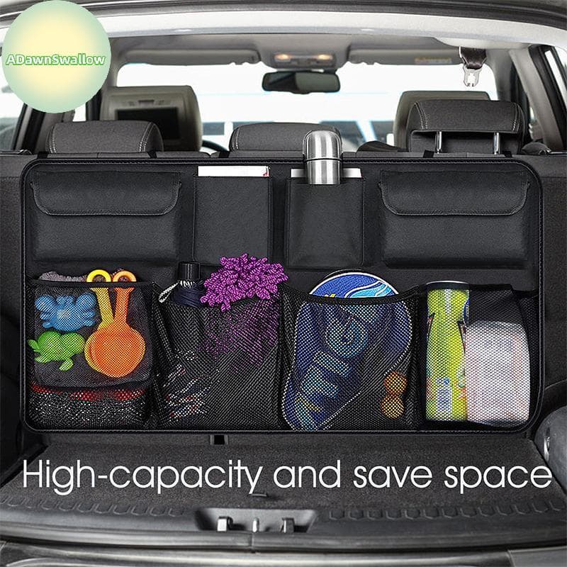 ADS Organizador De Porta-Malas De Carro Universal Baseat Bolsa De Armazenamento Rede De Grande Capacidade Multiuso Oxfor