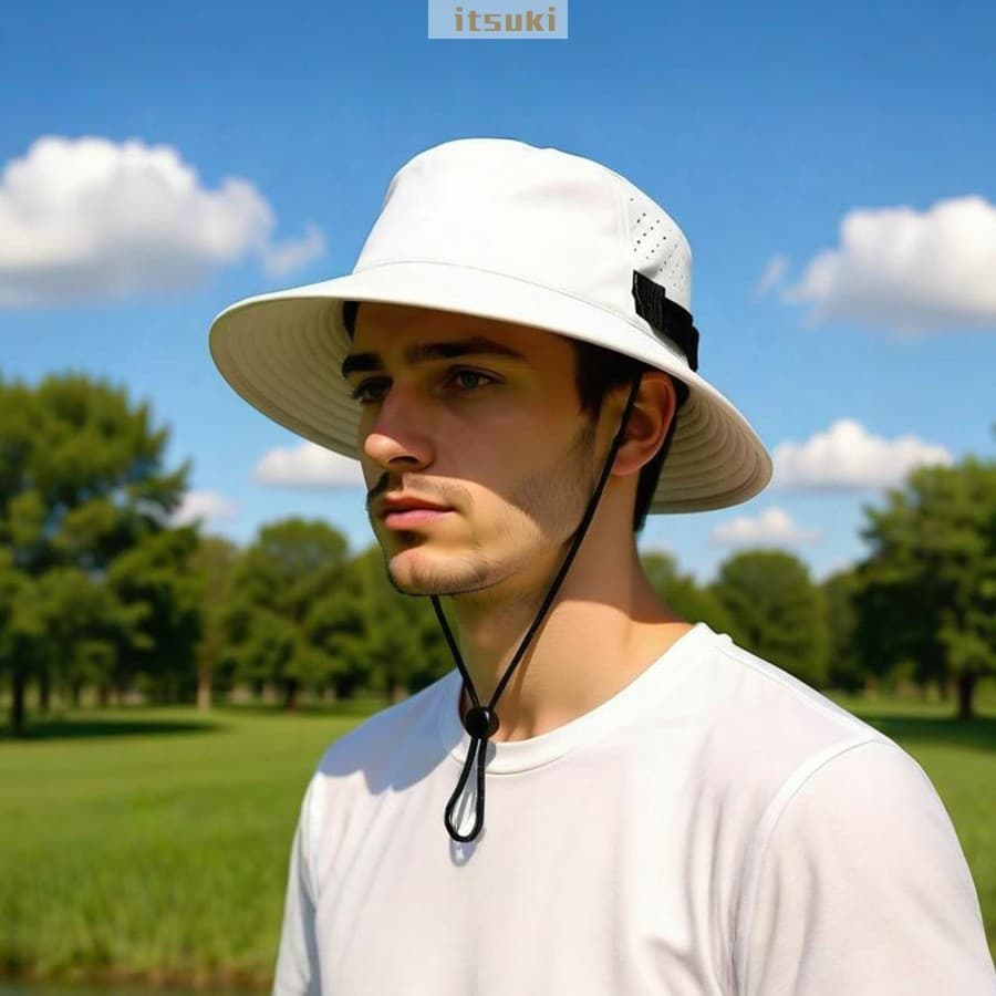 Chapéu De Sol Anti-UV Ao Ar Livre De Verão-Pescador Respirável Para Acampamento De Escalada