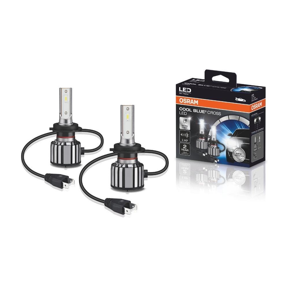 Kit Lâmpada Led Osram H7 6000k Cool Blue Cross 23W