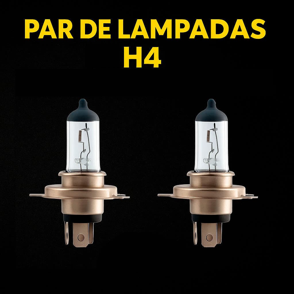 Par Lampada H4 Halógena Comum Original (alto e baixo na mesma lampada)