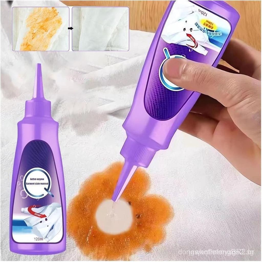 Removedor de Manchas para Lavanderia com Enzimas Ativas - Novo Limpador de Enzimas 2023, Removedor de Manchas de Roupas,