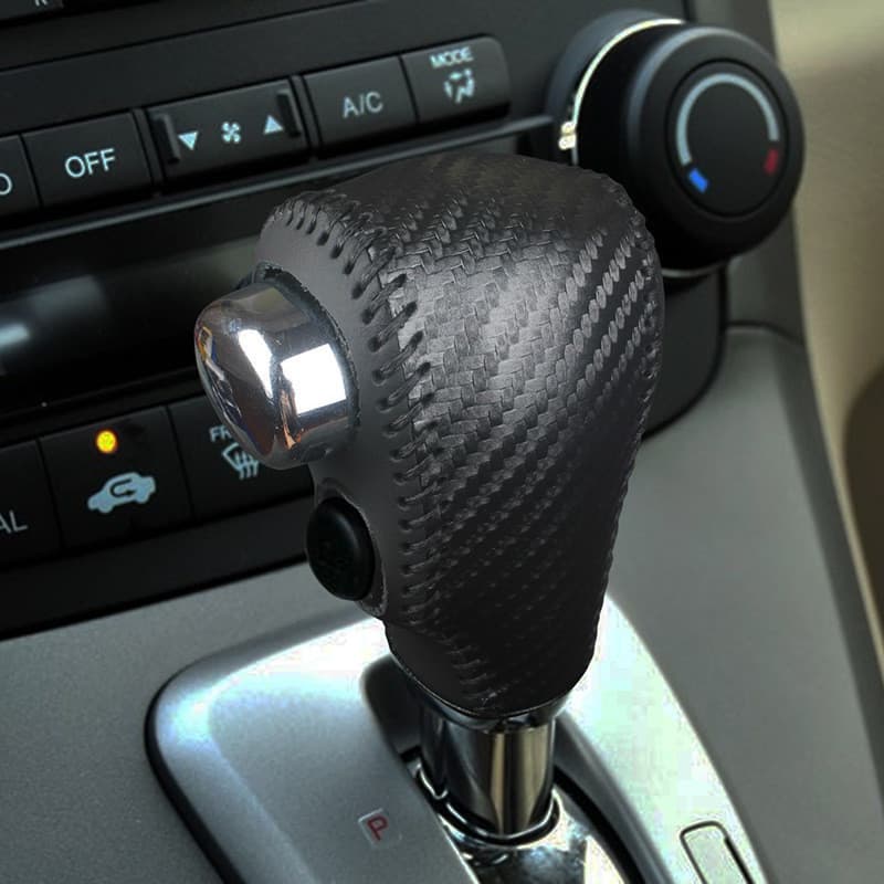 Adequado para modelos antigos da Honda CRV de 2007, 2008, 2009, 2010, 2011, capa de câmbio em couro genuíno, capa de com