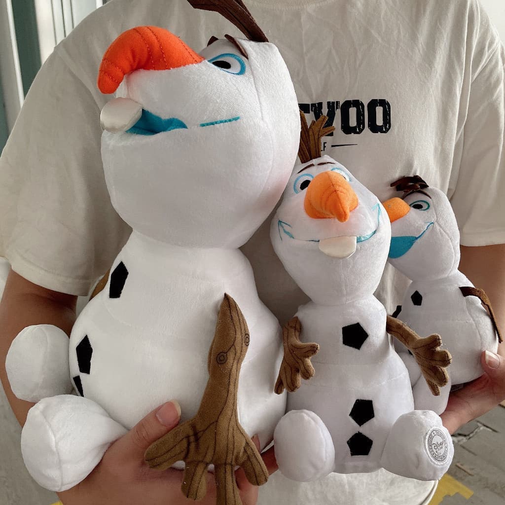 50cm 30cm 20cm Disney Plush Animals Olaf Frozen Toy Small Snowman Doll Para Crianças Velhas Kawaii Plushie Brinquedos De