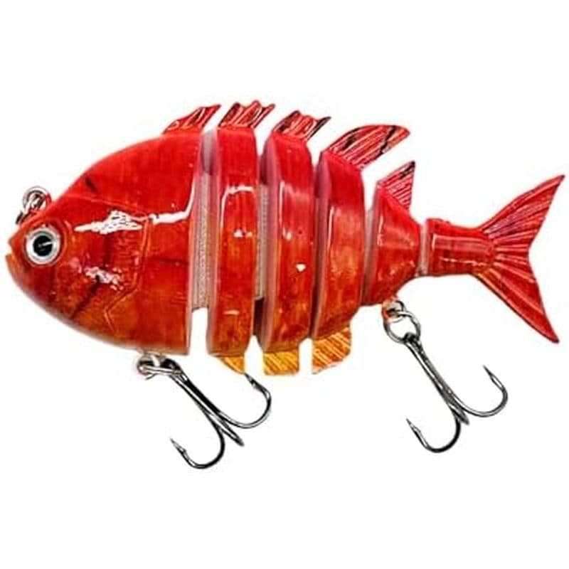 Conjunto De Iscas De Pesca Bestac Topwater Para Água Doce E Salgada , Natação Multiarticuladas Life Com Ganchos Agudos P