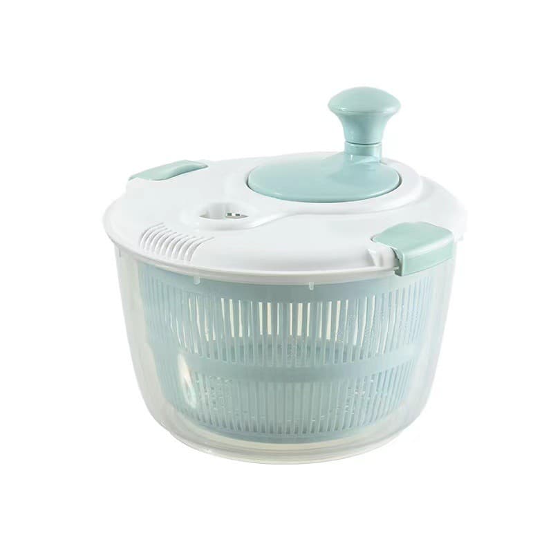 Desidratador de vegetais doméstico, cesta de drenagem de frutas, secador de cozinha com manivela Manual criativo, salada
