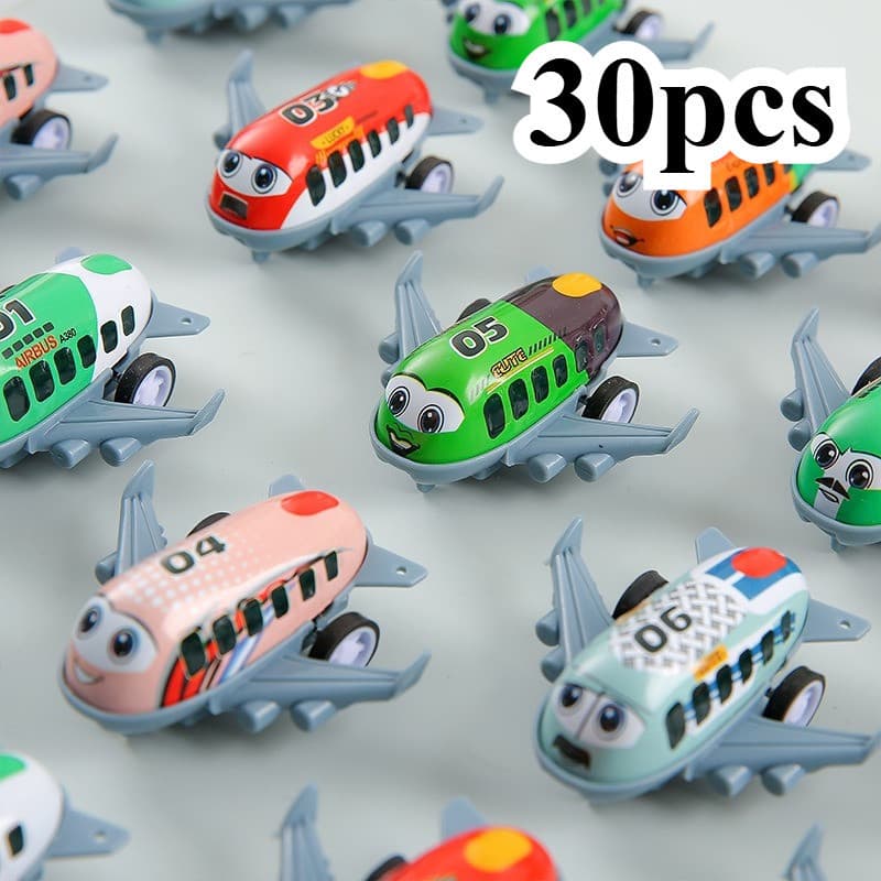 30 Peças de Carrinhos de Brinquedo de Liga Metálica para Crianças - Iron Leaf Sports Stress Relief 8ZX2
