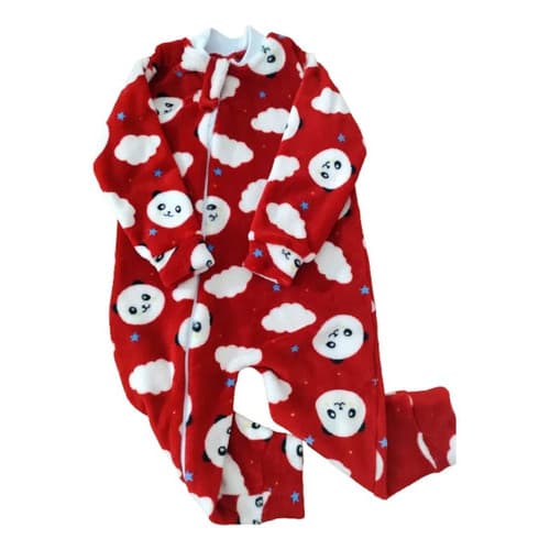 Macacão Inverno Infantil Pelúcia Tamanho 2 Macacão De Zíper Vermelho 2