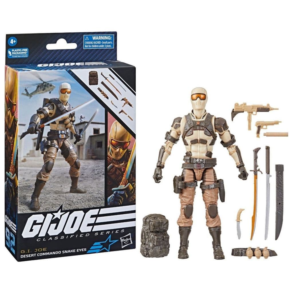 [Hasbro] Forças Especiais de GIJOE No. 92 Máscara do Deserto Homem 20cm Soldado Móvel Pronto Estoque