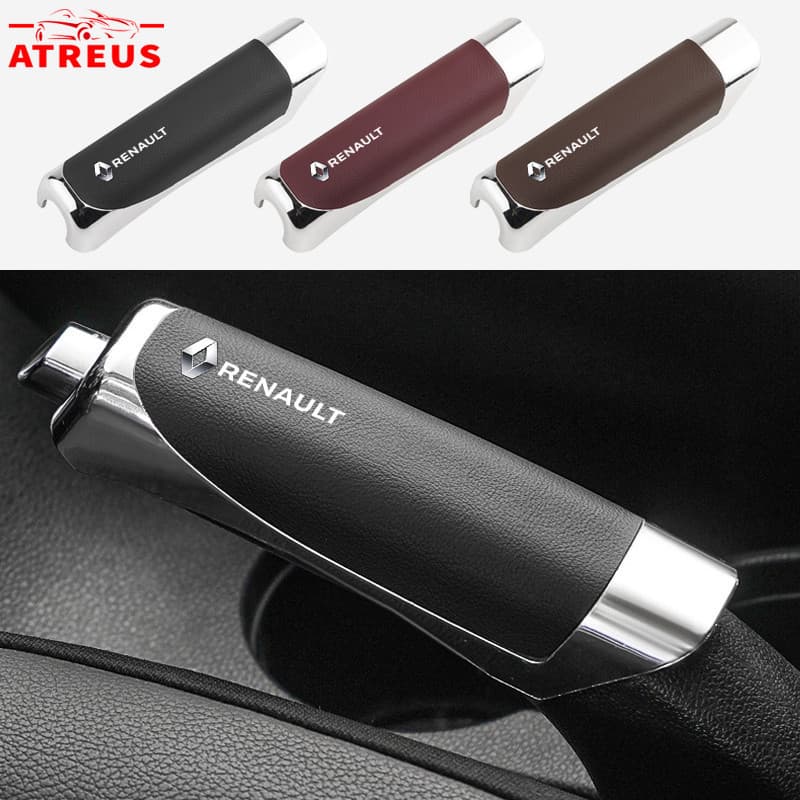 Capa protetora do freio de mão Renault e capa decorativa antiderrapante, adequada para os modelos Renault Kwid, Duster,