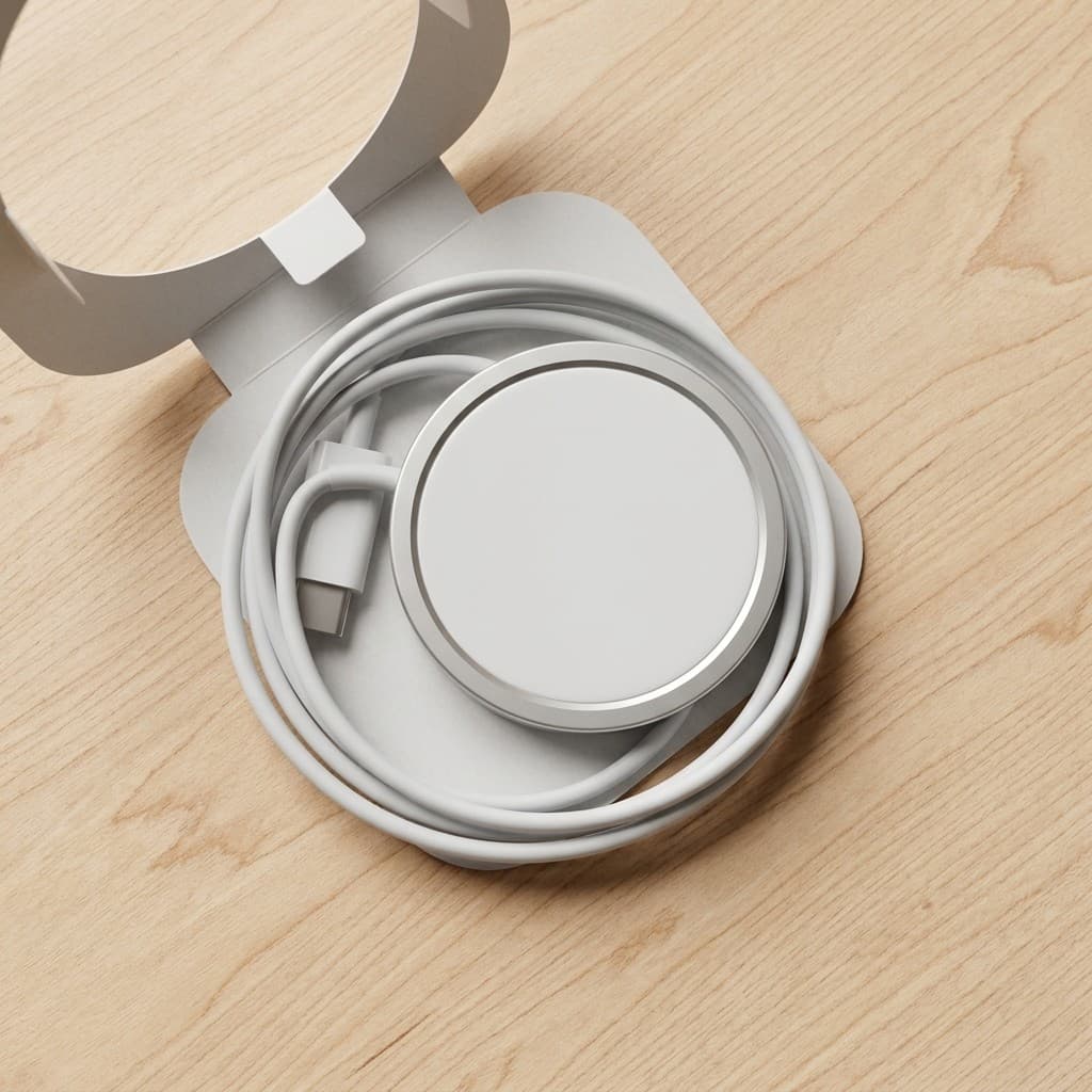 Carregador Sem Fio Magnetico Por Inducao Tipo C Alta Praticidade Para Celular iPhone