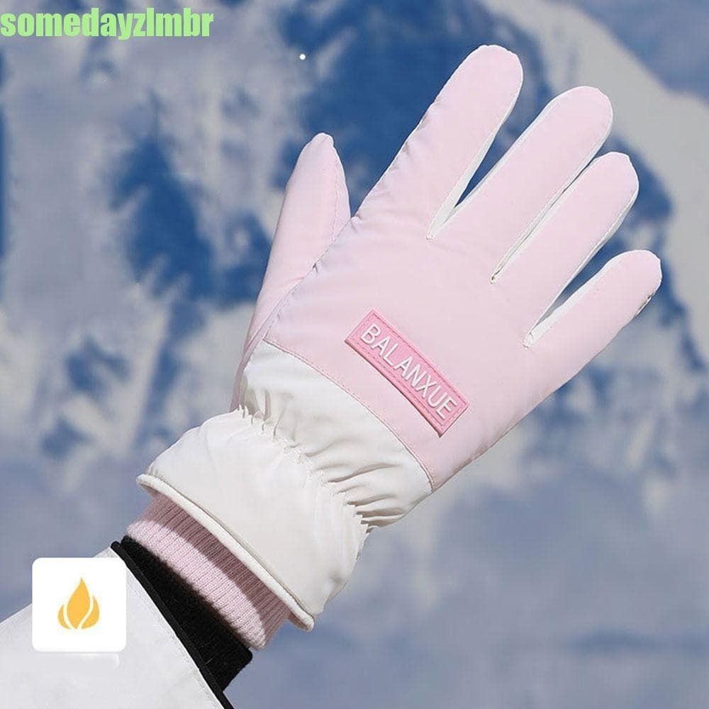 SOMEDAYZL0M Luvas Femininas De Inverno , Quentes E Espessadas Com Tela Sensível Ao Toque Para Bicicleta De Esqui Resiste