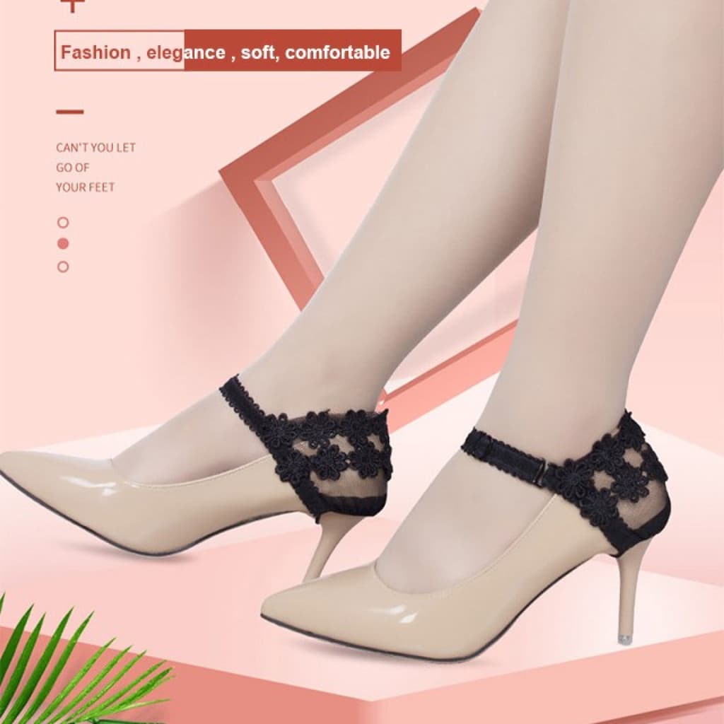 [Evita Escorregões] High Elasticity and Comfort Heel Patch Heel Decoration Cover Antiderrapante/Calcanhar/Sapatos