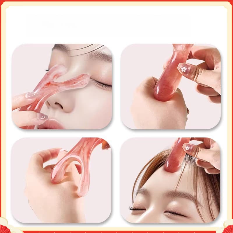 Raspador Nasal massageador de olhos nariz ponte raspagem orelhas Facial Universal raspagem tendão vara