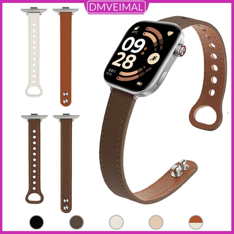 Pulseira Couro Elástico Para Relógio Redmi Watch 6 Active/Lite/ 6 5 4 Strap Acessórios Para Xiaomi Mi Band 10 9 8 Pro