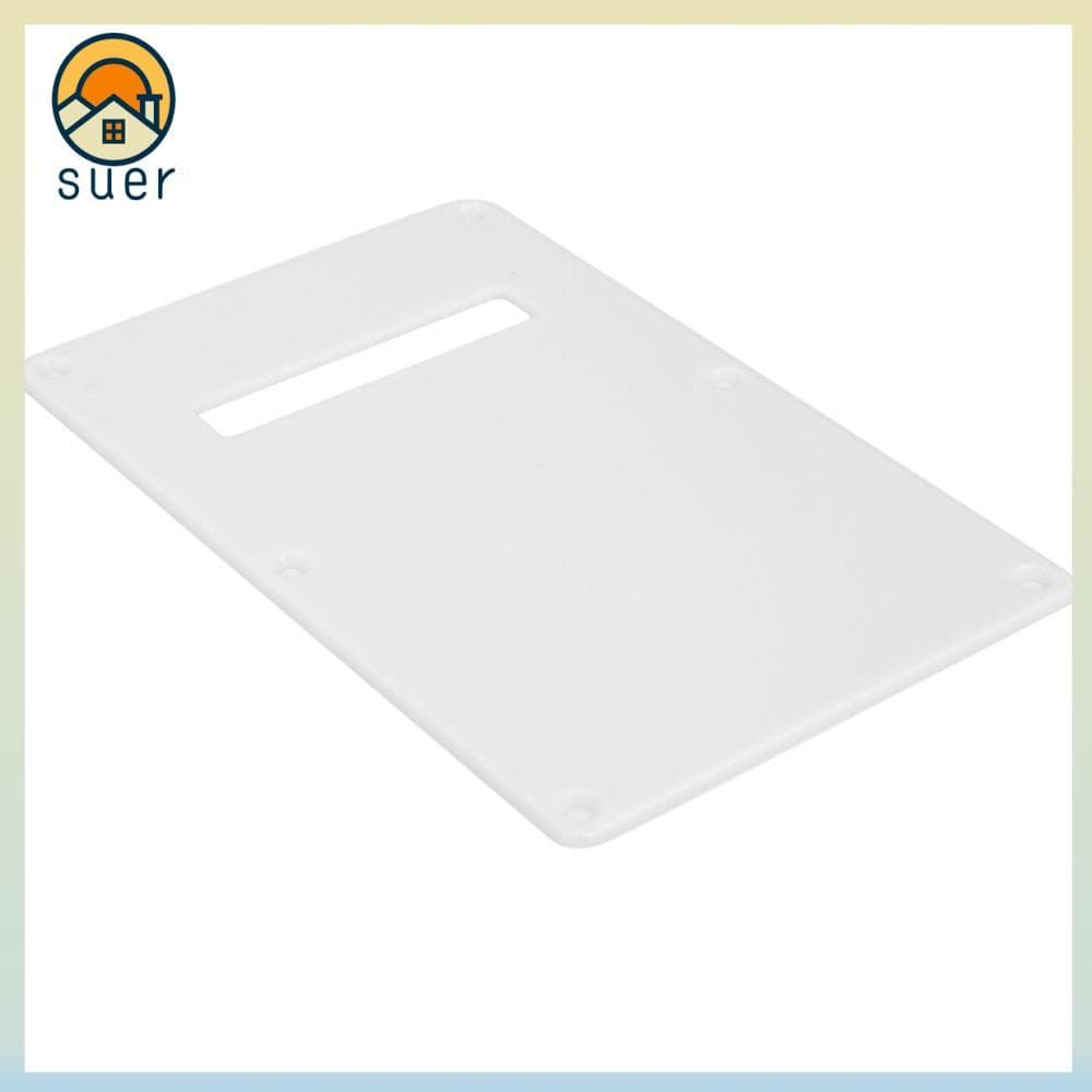 Capa De Guitarra Elétrica SUEBR , Placa Traseira Preta/Branca De Plástico De Proteção De Palheta Para