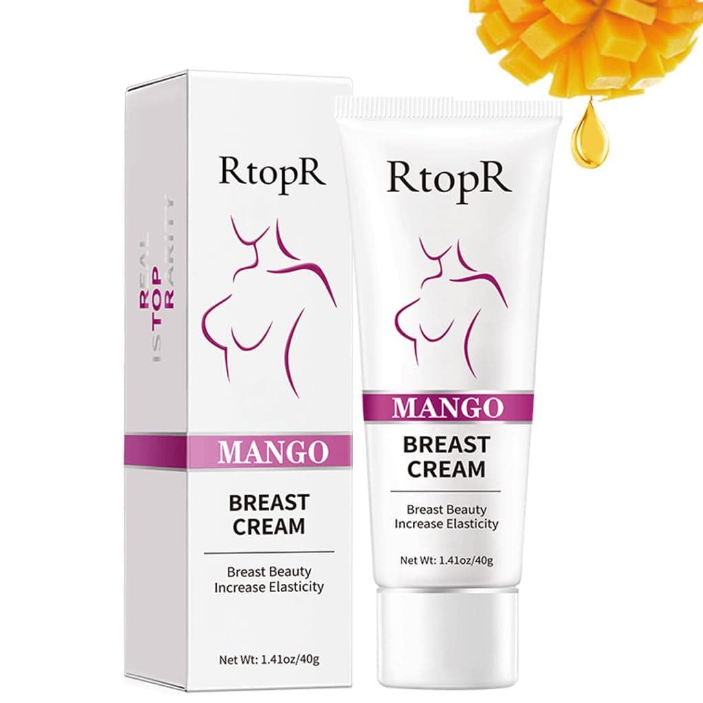 1 Pacote de Creme para Aumento de Mama Mango para Mulheres, Total de 1,41 Onças |   Levanta e Firma Visivelmente os Seio