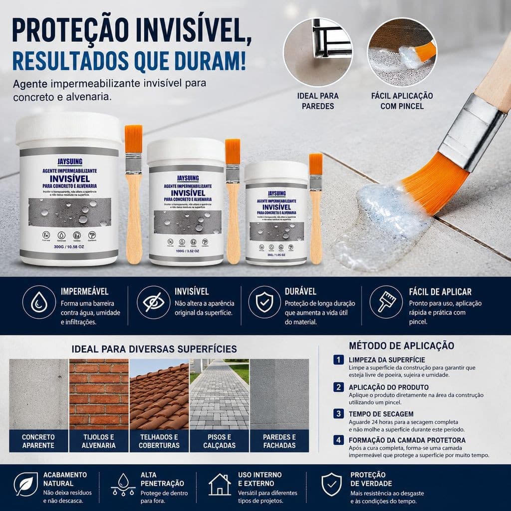Selante Impermeabilizante Anti Infiltração Para Parede Banheiro Telhado