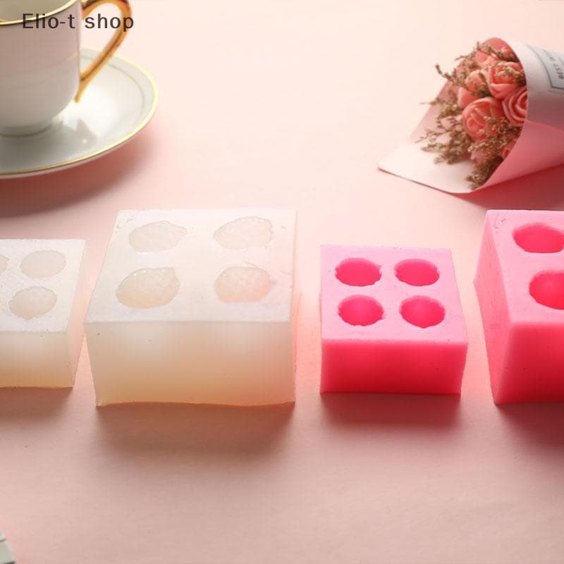 Elio-t Fruta Morango Silicone Molde Fondant Geléia De Chocolate Fazendo De Ferramenta Para Bolo COD
