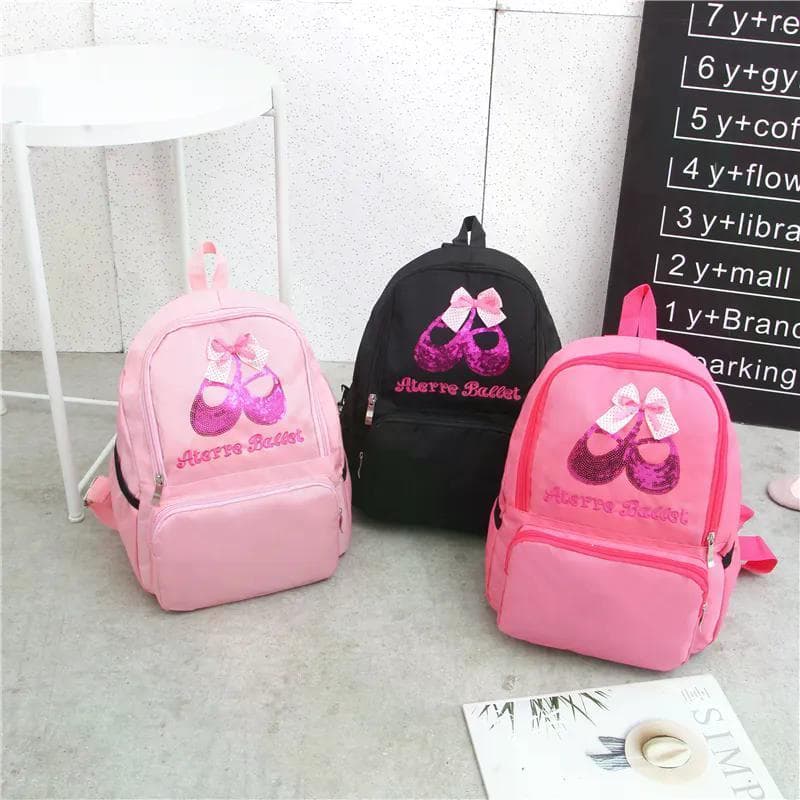 Novo estilo saco de dança mochila saco de dança latina saco de dança grande capacidade saco de balé saco de armazenament