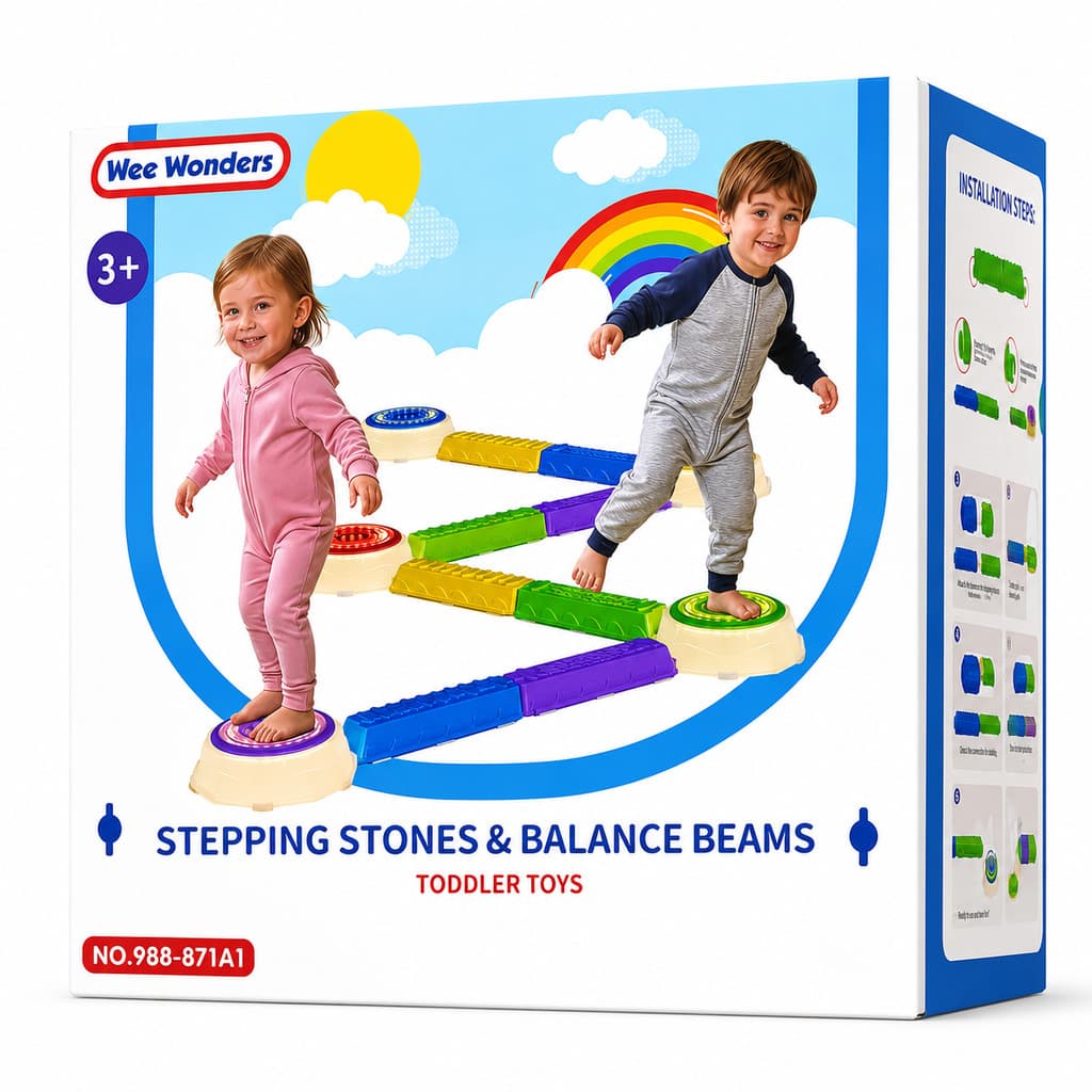 Kit Circuito De Equilíbrio Infantil Wee Wonders 3+ Anos