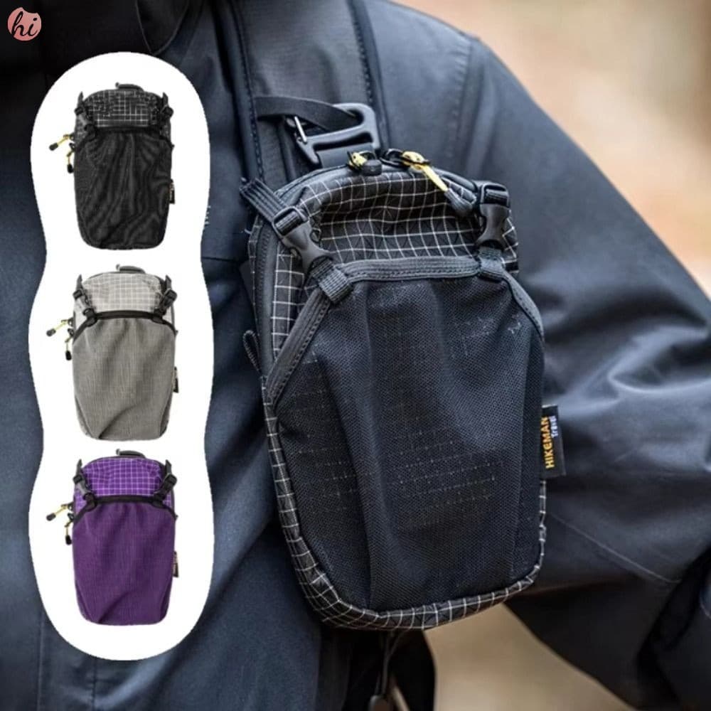 Bolsa Para Garrafa De Água De Nylon De Grande Capacidade Com Telefone-Portátil Acampamento E Caminhada