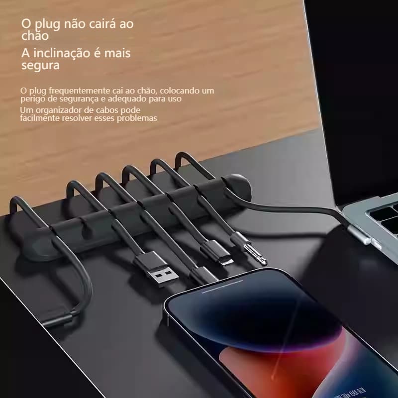 Clipe De Mesa / Organizador De Cabos Para Gerenciamento De Cabos