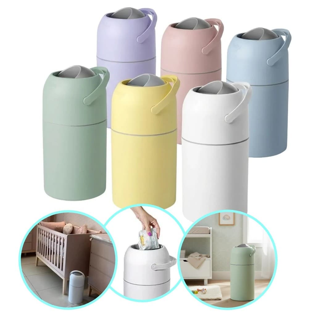 Lixeira Anti Odor Magica 10 Litros Fralda/lixo Baby Mel