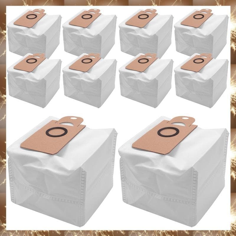 (Div 10 Unidades Kit De Sacos De Pó Para Robô Q11 Doméstico Substituir Substituição Aspirador Varredor Limpeza Saco