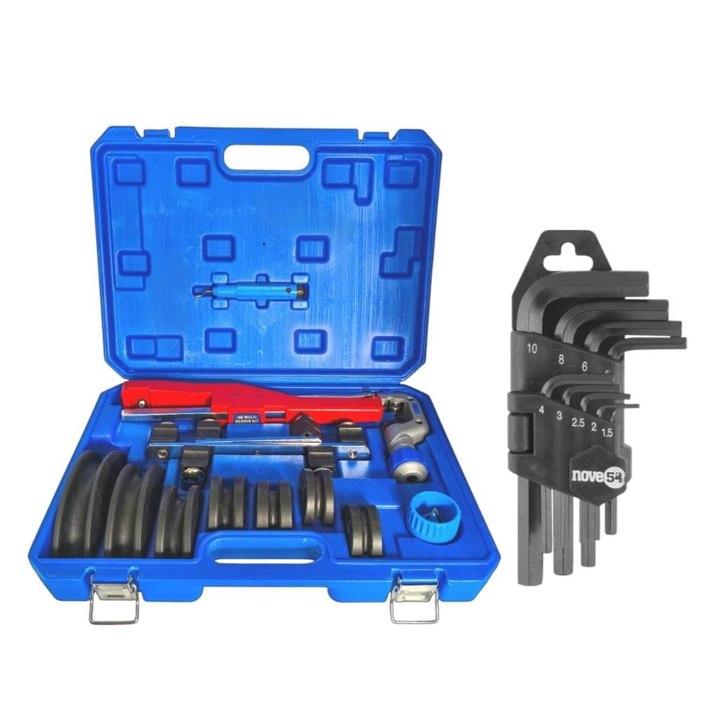 Kit Curvador De Tubos 1/4 A 7/8 + Jogo Chave Allen Brinde