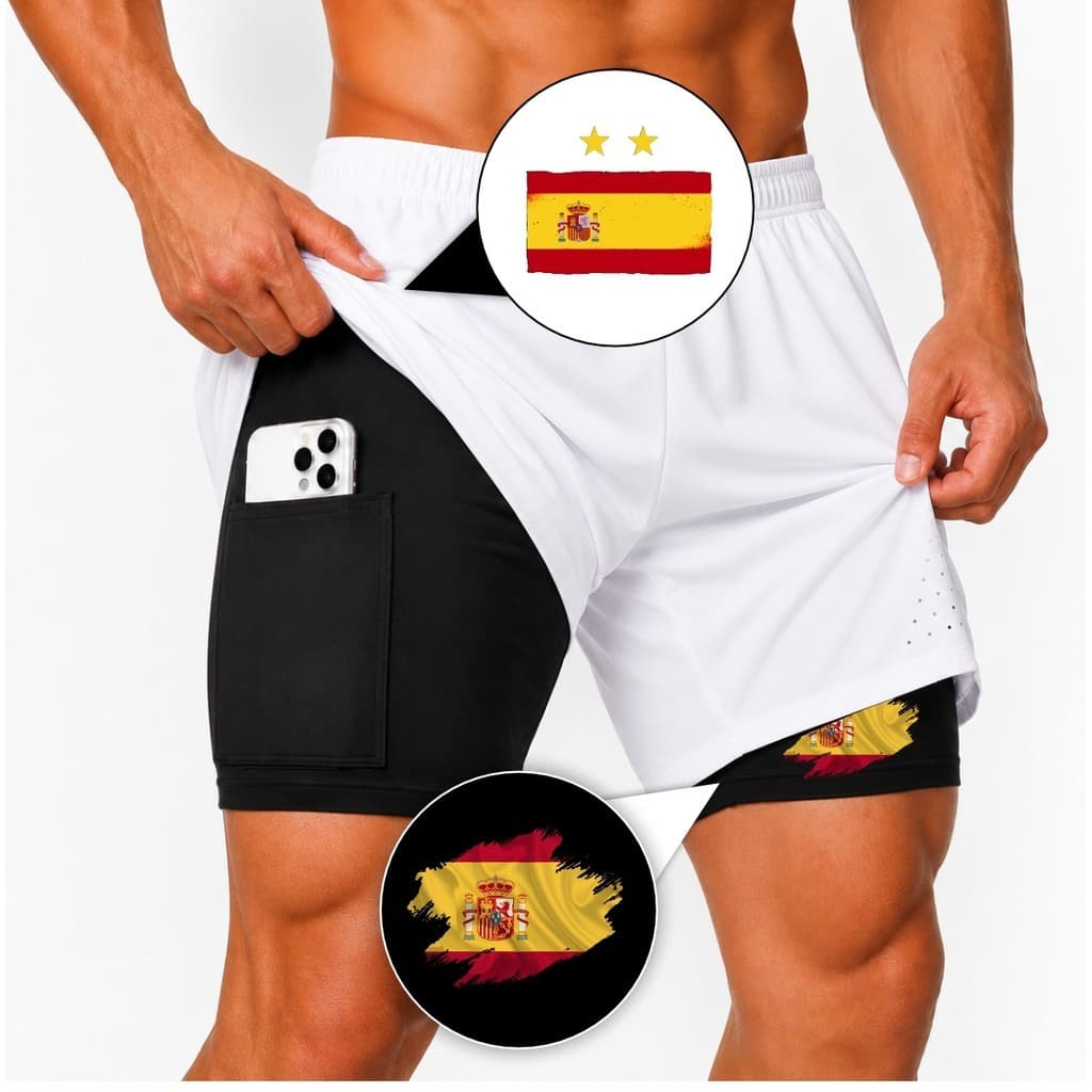 Bermuda Short Compressão Elastano a Laser ESP 05 Masculino Academia Treino Fitness