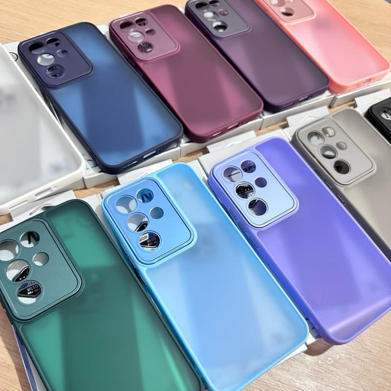 Capa Capinha FINO SPACE Fosca Para Realme C85 / Realme C85 Pro capa buraco acrilico anti impacto