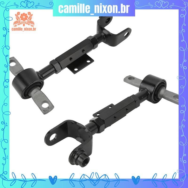 [camille_nixon.br] 2 PCS Braço De Controle Superior Traseiro Do Carro De Metal Para 2001-2005 52390-S5A-A01